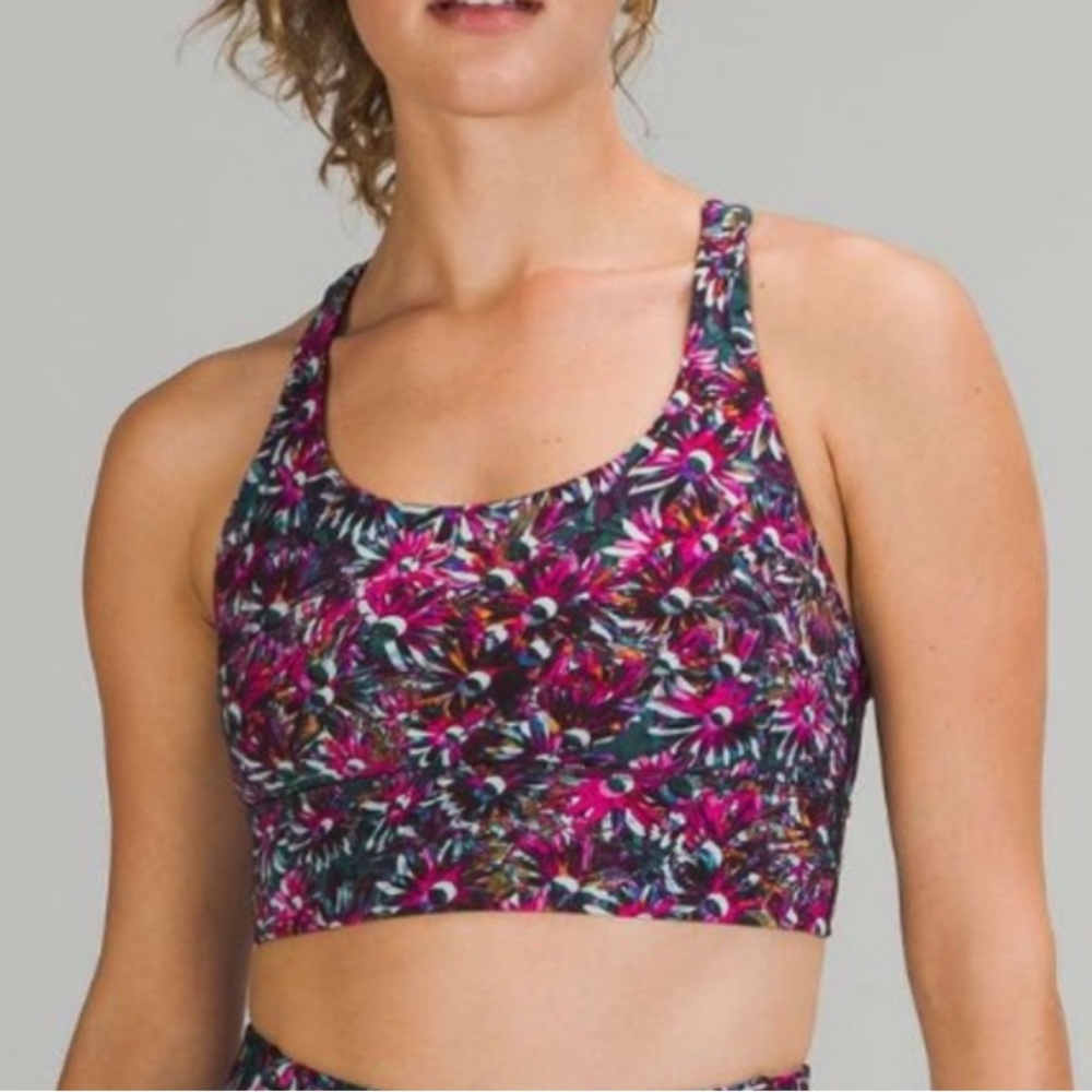 Lululemon Athletica Multicolor Floral Sports Bra